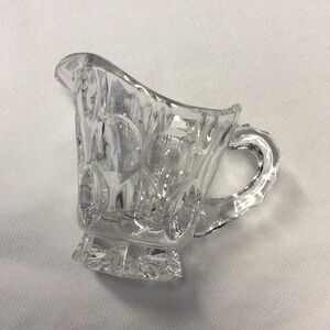 Elegant Clear Glass MiniCreamer. 2”